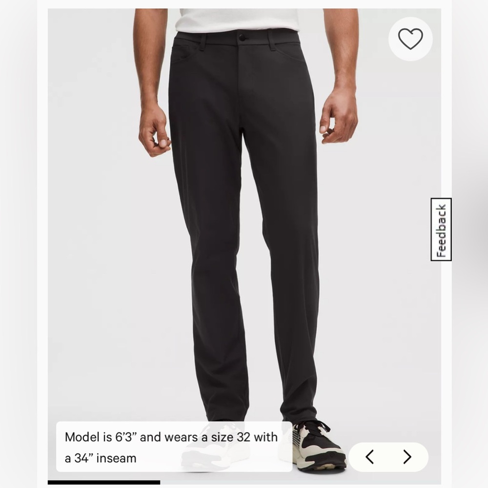 Lululemon ABC Classic-Fit 5 Pocket Pant 37L